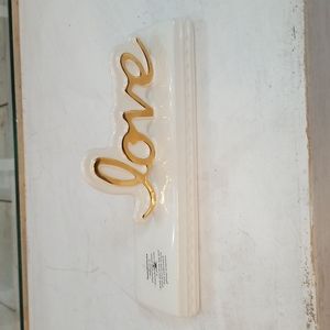 Nora Fleming love sign. Mini not included. New w/tags